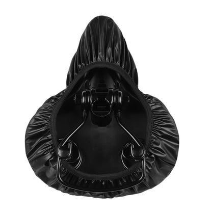 1Pc Portable Bicycle Cushion Cover Waterproof Bike Seat Rain Cover High Quality Ultralight Elastic Seat Cover 23x25cm Black Beauty World Shop