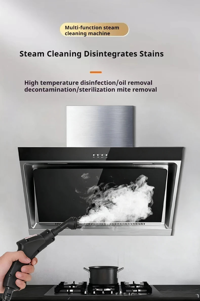 Steam Cleaner High Temperature Sterilization Air Conditioning Kitchen Hood Home /Car Steaming Cleaner 220V EU Plug Beauty World Shop