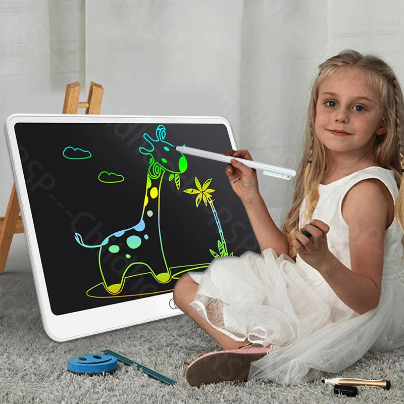 16/13/11 Inch LCD Writing Board Drawing tablet Kids Writing Painting Children Educational Toys for 3 4 5 6 7 8 Years Girls Boys Beauty World Shop