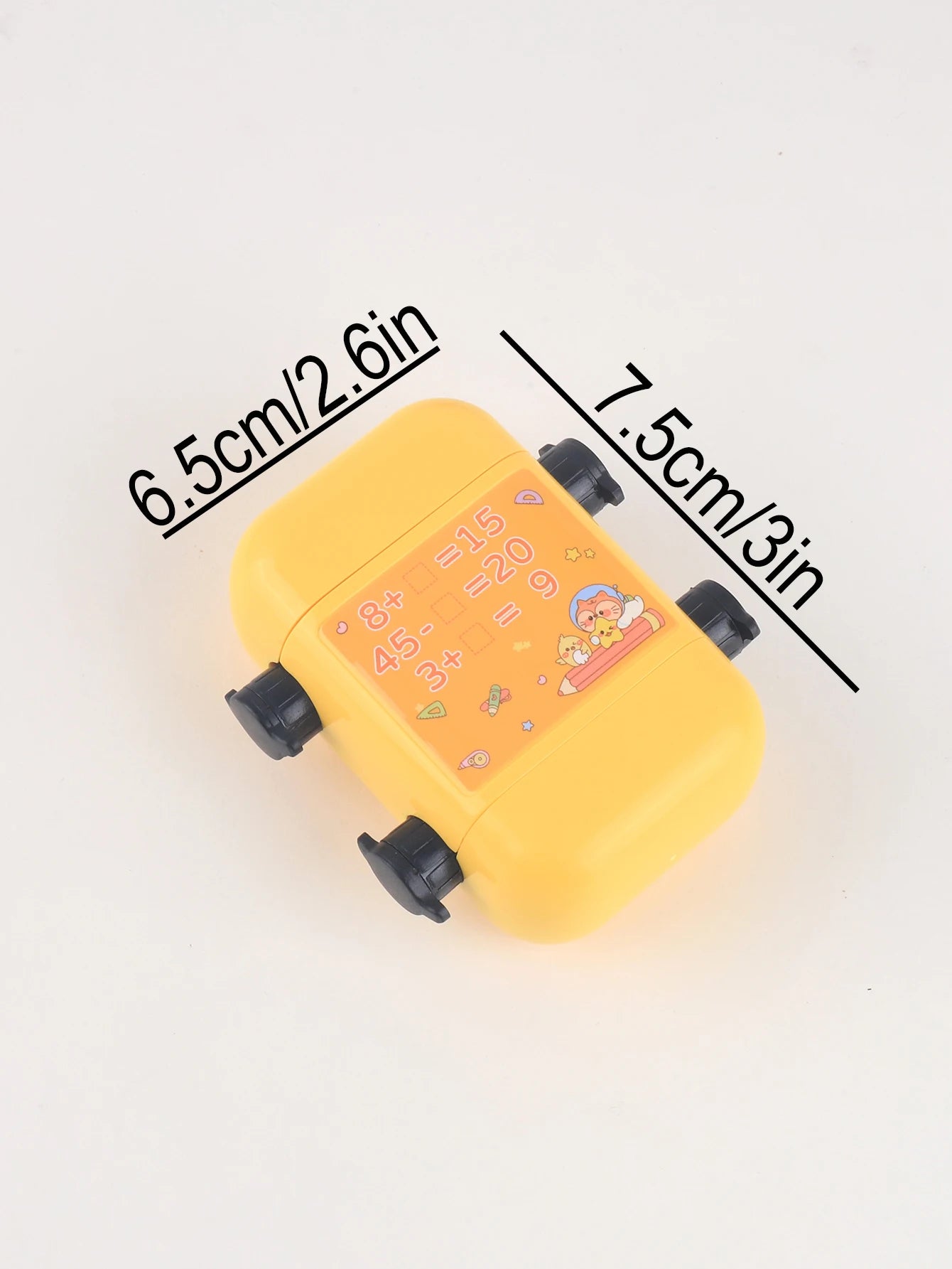 1 Two-in-one Double Roller Random Multiplication Stamp, Student Practice Math Calculation Question Builder Roller Stamp Beauty World Shop