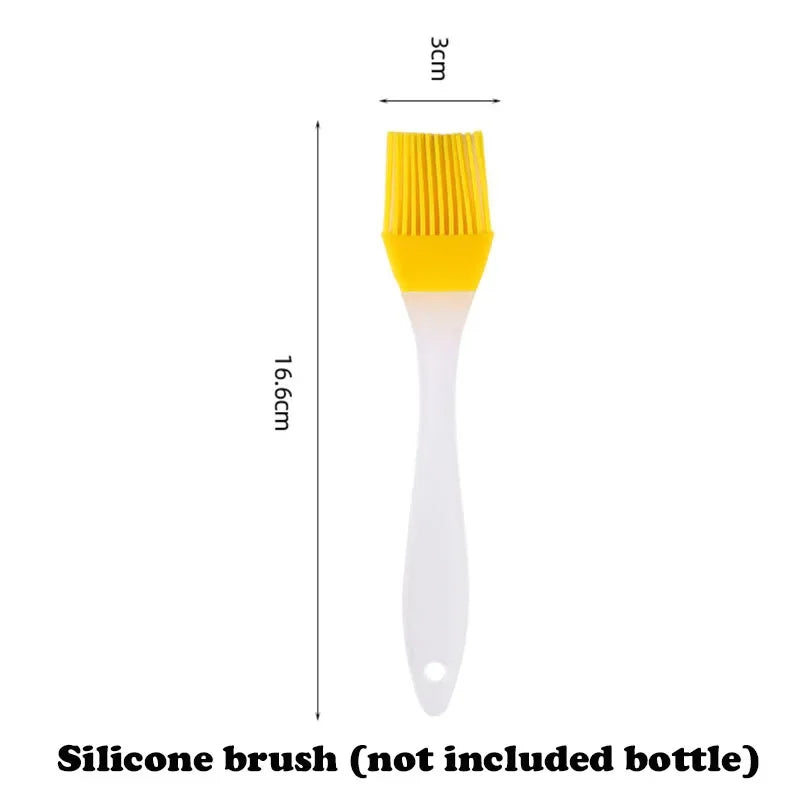 200/300/500ml Oil Spray Bottle BBQ Cooking Olive Oil Sprayer Plastic Baking Oil Spray Empty Bottle Vinegar Bottle Or  Oil brush Beauty World Shop