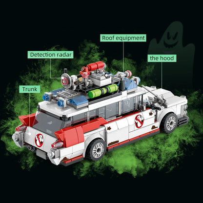 Creative Ghostbusters ECTO-1 Vehicle Technical Building Blocks Racing Car Model Car Assembly Bricks Toys for Kids Adult gifts Beauty World Shop