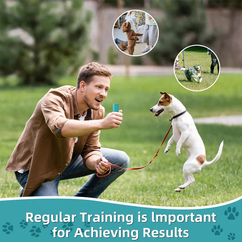 Ultrasonic Dog Repellent Handheld Anti-Barking And Luminous Ultrasonic Dog Repellent