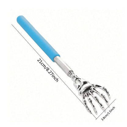 Portable Extendable Back Scratcher Stainless Steel Telescoping Back Scratcher for Both Human and Pets Extendable Back Massager Beauty World Shop