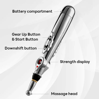 Electronic Acupuncture Pen Acupuncture Point Meridian Energy Meridian Massage Acupuncture Acup Pain Relieving Health Care Tool Beauty World Shop
