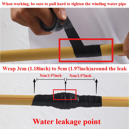 Super Strong Waterproof Stop Leaks Seal Repair Performance Silicone Adhesive Insulating Duct Tapes Beauty Fashion