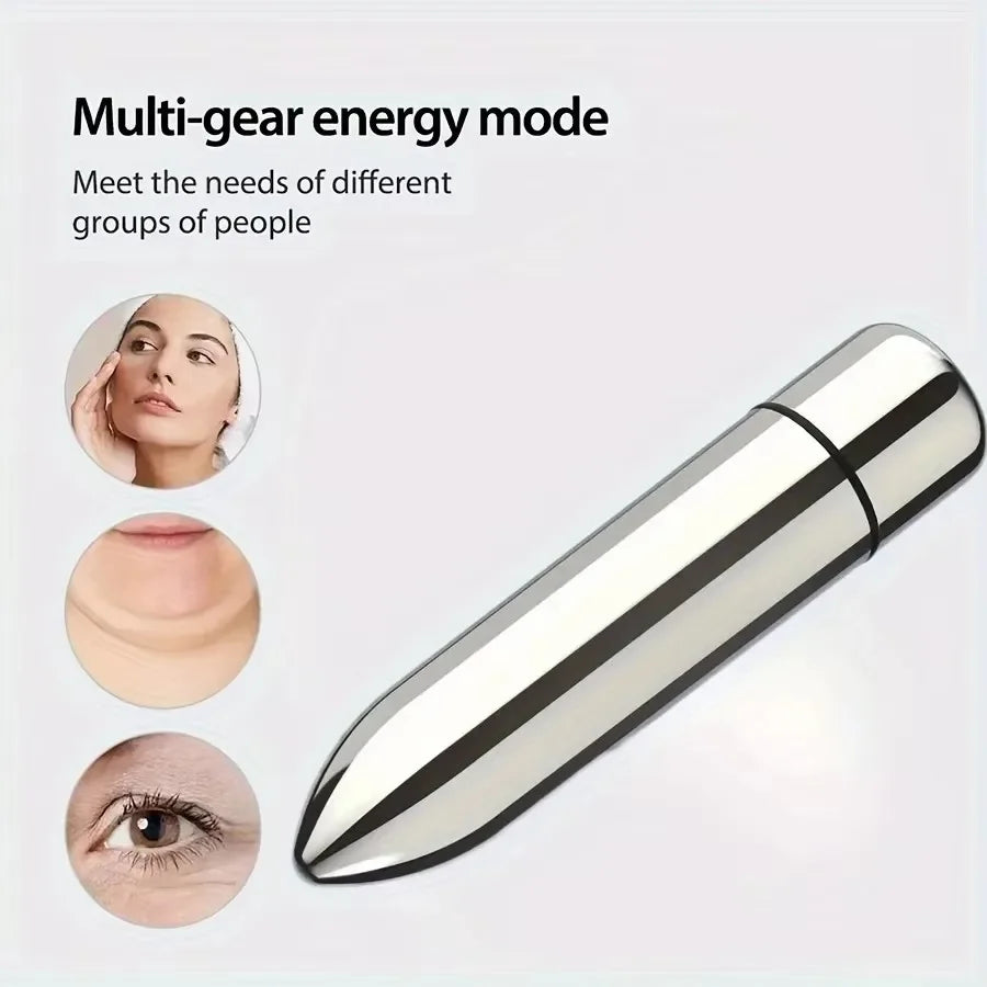 1pc Mini Vibrating Massager Facial And Eye Massage Treatment Promotes Lotion Absorption Portable For Home And Travel Beauty Tool Beauty World Shop