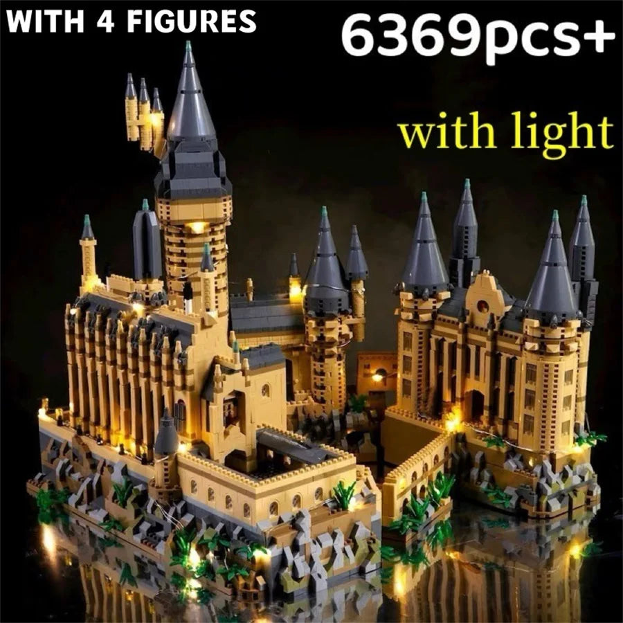 New Magic Hogwarts Castle Micro Building  Blocks Street View Architecture Creative MOC Model Kit  Kids Christmas Birthday Gifts Beauty World Shop