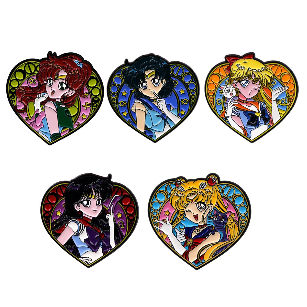 Manga Enamel Pin Anime Characters Badges on Backpack Brooches for Women Men Lapel Pins Cosplay Accessories Toys Gifts Beauty World Shop