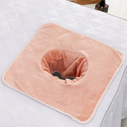 40*80cm Thickened Beauty SPA Massage Table Planking Face Towel With Hole Bed Bandana Beauty World Shop