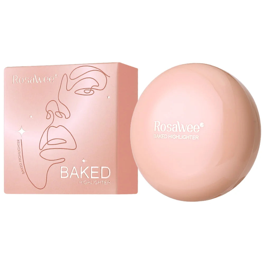 Long-lasting Waterproof Fine Shimmer Highlighter, Natural Glossy Effect, Brighten the Contour and Modify the Face Beauty World Shop