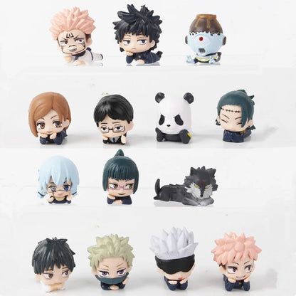 7pcs/set Jujutsu Kaisen Satoru Gojo Itadori Yuji Megumi Kugisaki Sukuna Geto Suguru Anime Figure Toys Cute Doll Collection Model Beauty World Shop