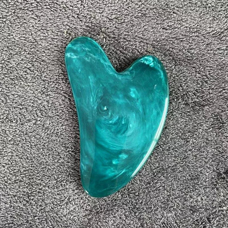 Heart Shape SPA Massage Beeswax  Scraping Massage Scraper Face Massager Acupuncture Guasha Board Massager For Face Pulling Skin Beauty World Shop