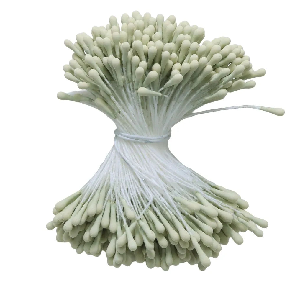 400pcs 2mm Moulti Options Artificial Flower stamen Mini Pearl Floral pistil For Wedding Party Home Decoration DIY Accessories Beauty World Shop