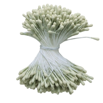 400pcs 2mm Moulti Options Artificial Flower stamen Mini Pearl Floral pistil For Wedding Party Home Decoration DIY Accessories Beauty World Shop