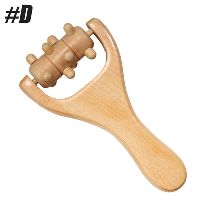 1Pcs Wooden Massage Rollers Neck Roller Massager Wooden Trigger Point Roller Massager Muscle Roller for Back face Waist Leg Arm Beauty World Shop