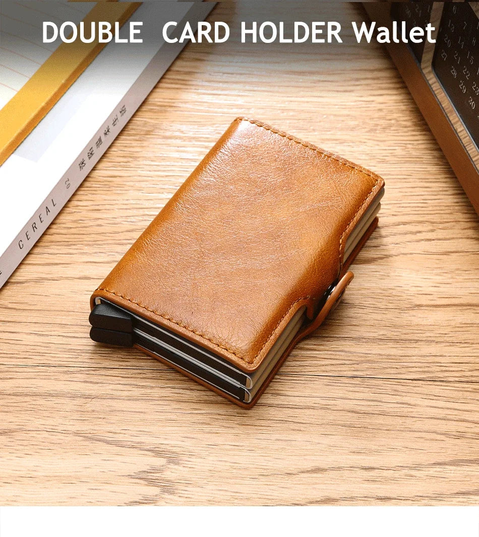 Anti Rfid Carbon Fiber Credit Card Holder Mens 14 Bank Cardholder Case Wallet Metal Minimalist Wallet Money Bag Male Purses Beauty World Shop