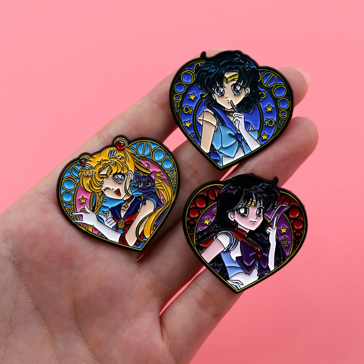 Manga Enamel Pin Anime Characters Badges on Backpack Brooches for Women Men Lapel Pins Cosplay Accessories Toys Gifts Beauty World Shop