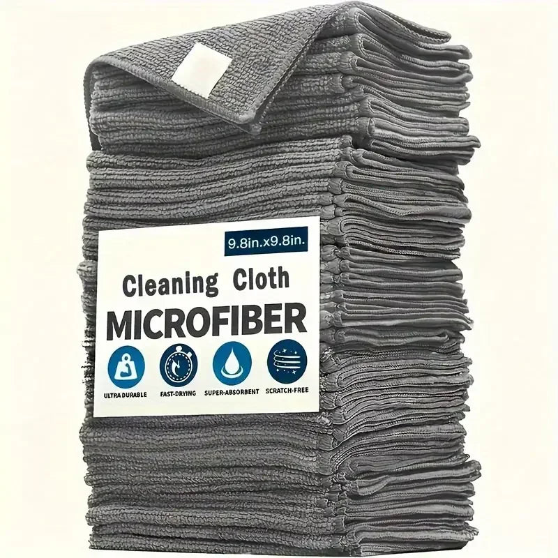 Microfiber Cleaning Cloths for Bicycle Car Kitchen Towel Absorbent Soft And Stain-removing Cloth Reusable Cleaning Towels Beauty World Shop