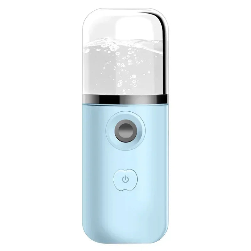 Mini Portable Humidifier Nano Mister Facial Steamer Device Beauty Spray Hydrating Apparatus Cold Spray Apparatus Rechargeable Beauty World Shop