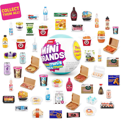 Mini Fridge Surprise Ball Mini Brands Miniature Figure Delicious Food Mystery Blind Box Toy Collectible Ornaments Kids Gifts Beauty World Shop