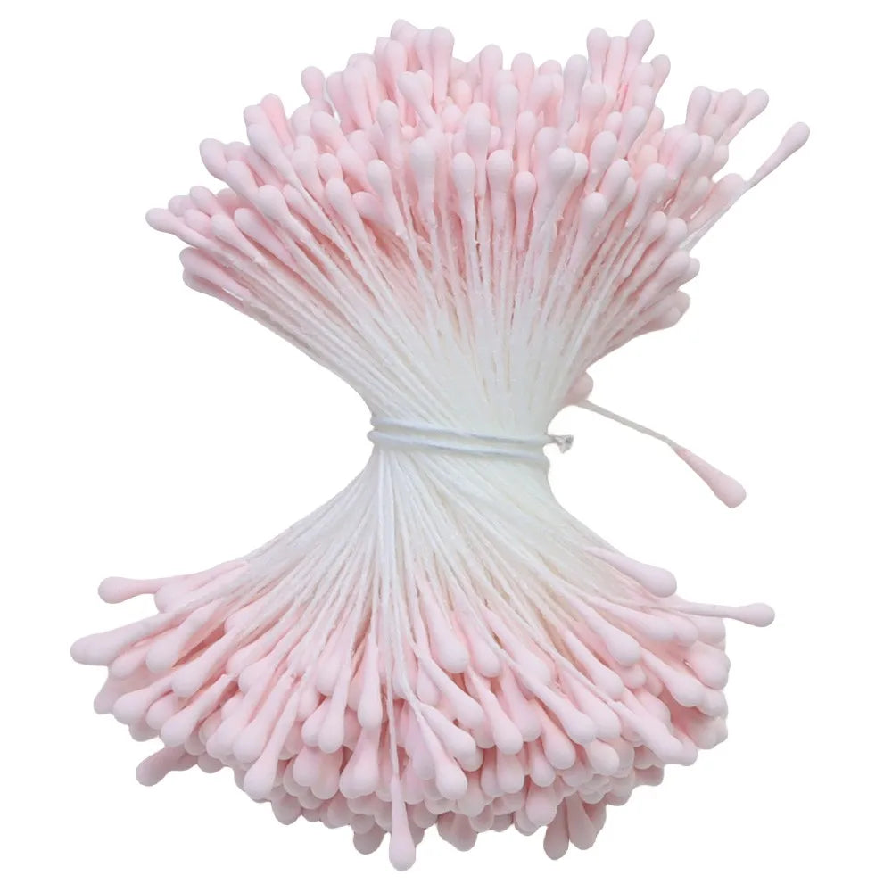 400pcs 2mm Moulti Options Artificial Flower stamen Mini Pearl Floral pistil For Wedding Party Home Decoration DIY Accessories Beauty World Shop