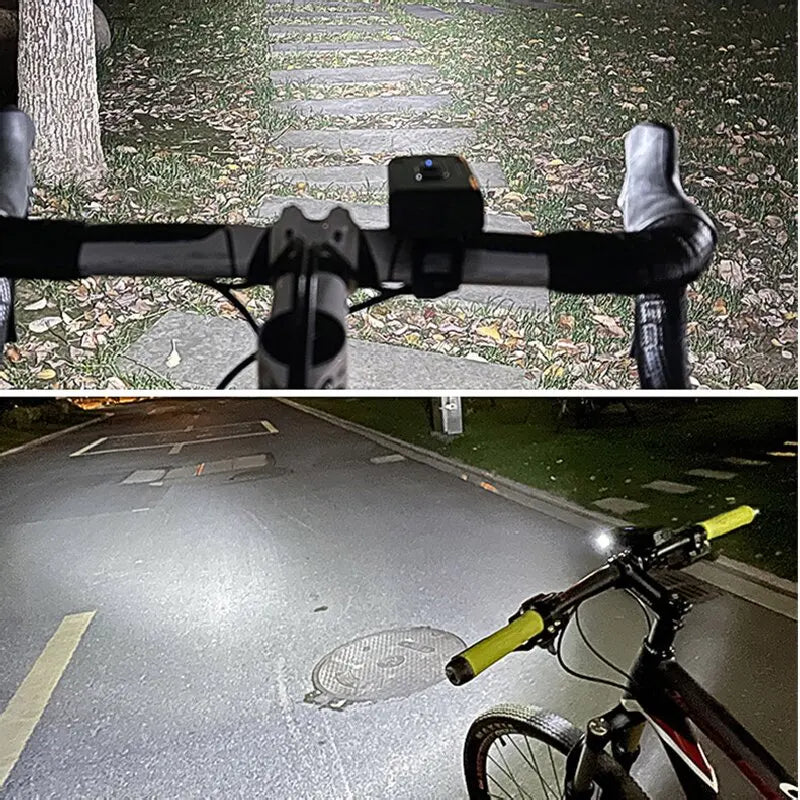 LED Bicycle Front Light Type-C Rechargeable Bicycle Headlight MTB Road Bike Headlamp Easy to Install Cycling Accessories Beauty World Shop