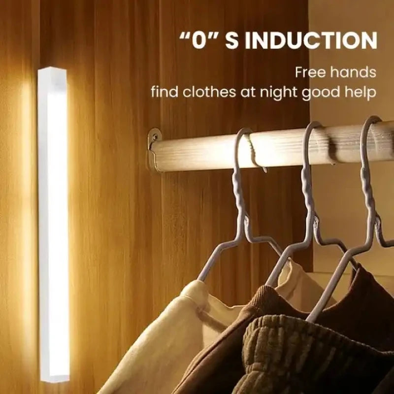 Wireless LED Night Lights Motion Sensor Lights Closet Kitchen Night Lights Bedroom Detector Light Cabinet Staircase Backlit Beauty World Shop