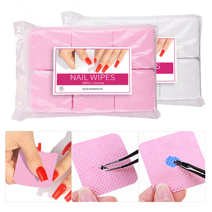 Nail Polish Remover Wipes Nail Cleaning Pads, Non Woven Nail Pads For Women Girl Beauty Salon Beauty World Shop