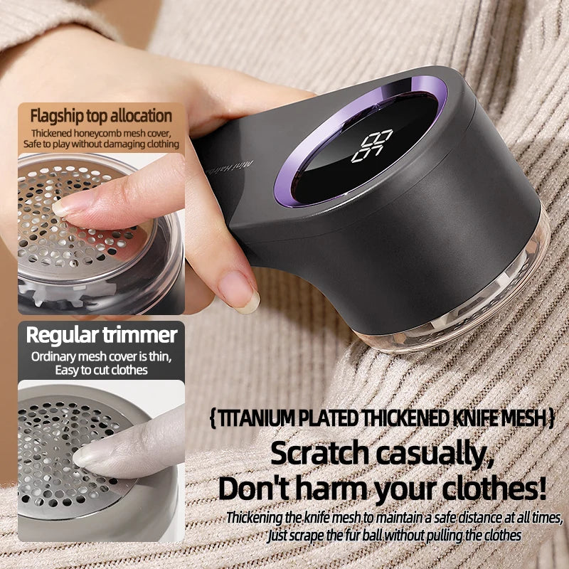Portable Hair Ball Trimmer Home Clothes Shaving Machine Pill Removal Tool Shaver Lint Remover For Sweater USB Rechargeable Beauty World Shop