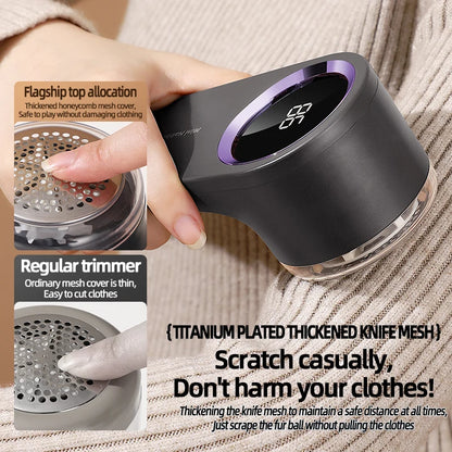 Portable Hair Ball Trimmer Home Clothes Shaving Machine Pill Removal Tool Shaver Lint Remover For Sweater USB Rechargeable Beauty World Shop