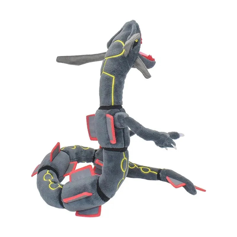Shiny Rayquaza Plush Toys Stuffed Animal Game for Collectible Gift,Soft Plushies,Cute Cartoon Character Black 12 Inch Beauty World Shop