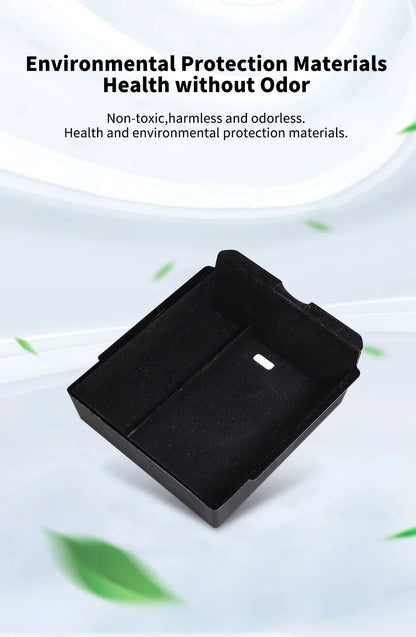 YZ For Tesla Model 3 Highland 2024 Model Y juniper 2025 Storage Box Center Armrest Hidden Box Cup Holder Organizer Accessories Beauty World Shop