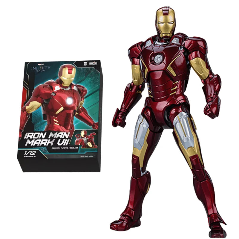 Fondjoy Iron Man Tony Stark MK1 MK2 MK3 MK4 MK5 MK6 MK7 Action Figure Toys Model Collect Garage Kit Children Birthday Gifts Beauty World Shop