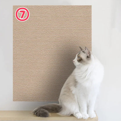 Trimmable Self-Adhesive Carpet Cats Scratch Board Wall Anti Cat Scratch Sofa Diy Cats Scratch Board Sofa Protection Paws Sharpen Beauty World Shop
