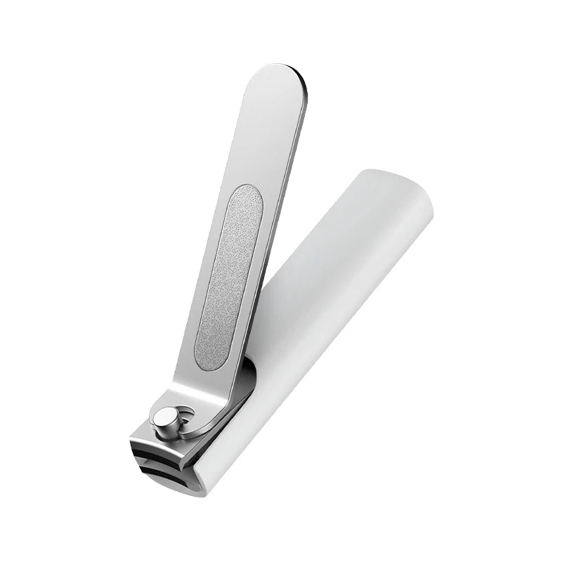 Mijia Anti-Splash Nail Clipper 420 Stainless Steel Sharp Durable Portable Pedicure Trimmer Nails File with Storage Shell Beauty World Shop