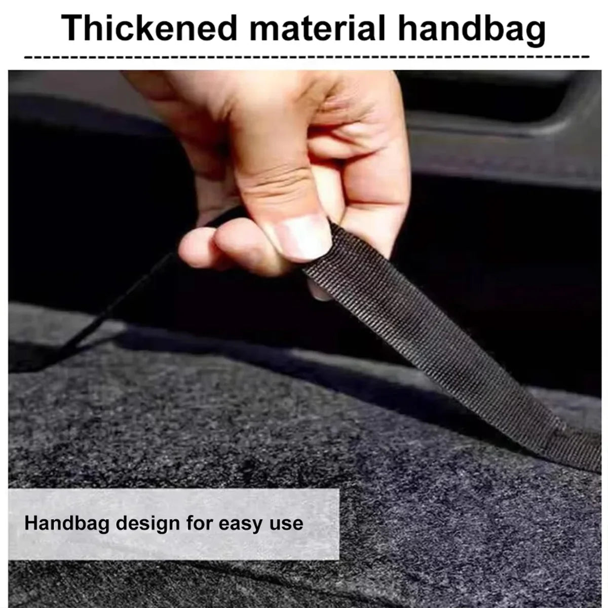 Car storage box car felt anti slip trunk storage tool large capacity soft packaging portable and movable storage home Beauty World Shop