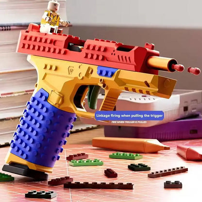 Educational Plastic Shooting Gun Block Puzzle Toy Launchable Weapon Building Blocks and Bricks Beauty Trend Shop