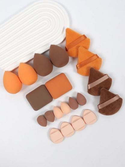 20 Pcs Pink Makeup Sponge and Makeup Puff Set Suitable for Face Cream and Powder Concealer Powder Makeup Machine Beauty World Shop