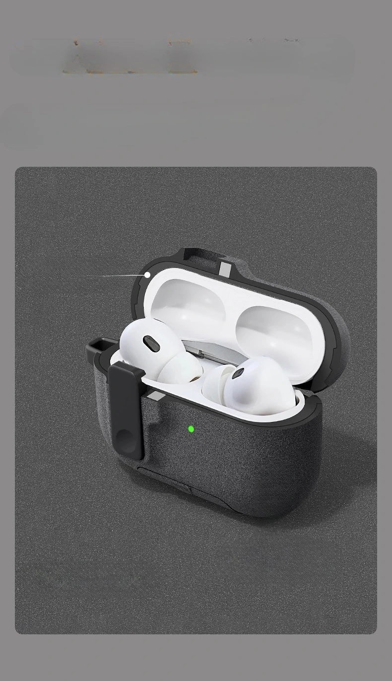 2025 Case For AirPods Pro 3 Magnetic Automatic Lock Cases Phone Stand Headphone Cover For AirPods Pro 3 Pro3 Fundas With Hook ﻿