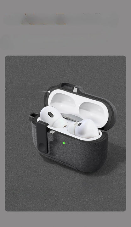 2025 Case For AirPods Pro 3 Magnetic Automatic Lock Cases Phone Stand Headphone Cover For AirPods Pro 3 Pro3 Fundas With Hook ﻿