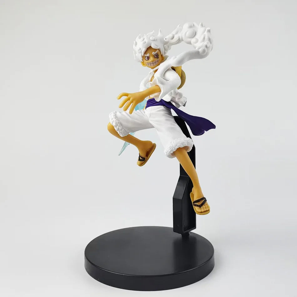 Anime ONE PIECE Figure Toy 18cm Nika Monkey D Luffy Action Figures Dolls Pvc Model Collectible Statue Toy Christmas Gift Beauty World Shop