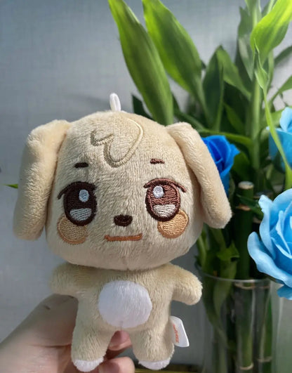 10CM Pop-up Store Doll Keychain ANITEEZ Cartoon Cute Plush Pendant Keyring Bag Accessories Kpop Yunho Yeosang Fans Gifts Beauty World Shop