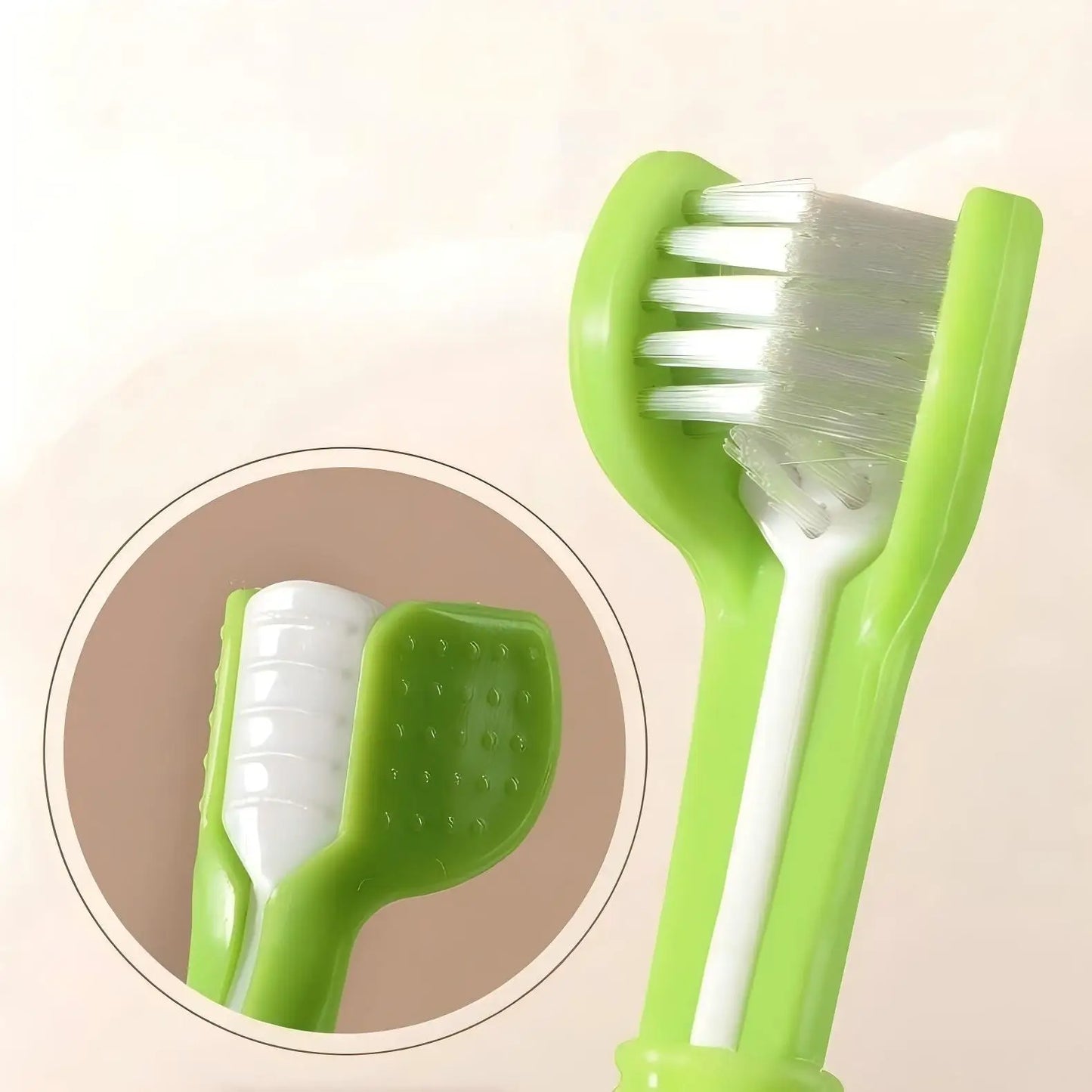1Pc Pet Toothbrush Dog Cleaning Mouth Toothbrush Three Sided Multiangle Cleaning Tartar Teeth Health Care Tool Pet Supplies Beauty World Shop