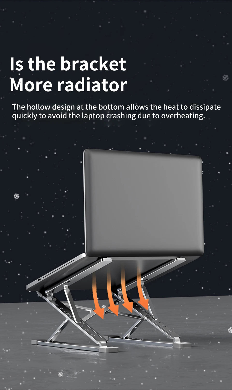 Laptop Stand For Macbook Folding Adjustable Aluminum Computer Pc Tablet Stand Notebook Tablelaptop Holder Heat Dissipation Beauty World Shop