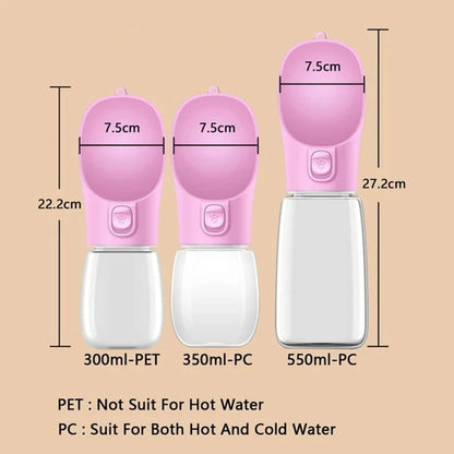 Portable Dog Water Bottle For Small Large Dogs Cat Outdoor Leakproof Walking Drinking Bowls Chihuahua French Bulldog Supplies Beauty World Shop