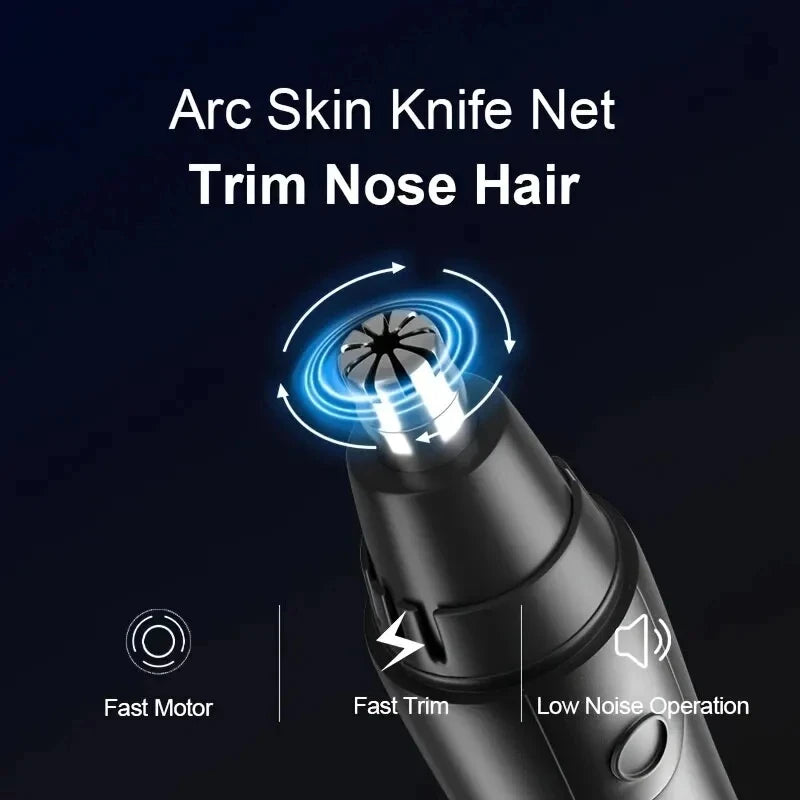 Electric Nose Hair Trimmer Implement Shaver Clipper Men Women Ear Neck Eyebrow Trimmer Shaver Man Clean Trimer Razor Remover Kit Beauty World Shop