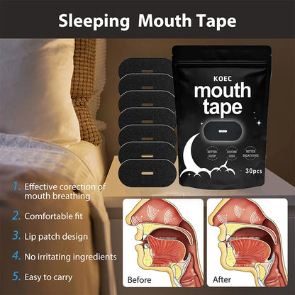 Stop Snoring Patch Nose Breathing Correction Improve Sleeping Promoting Better Breath Portable Night Sleep Mouth Orthosis Tape Beauty World Shop