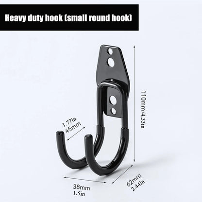 Garage Storage Utility Hooks,Garage Garden Tool Organizer,Hanging Utility Wall Mount Hooks,Heavy Duty Tool Storage Organizer Beauty World Shop