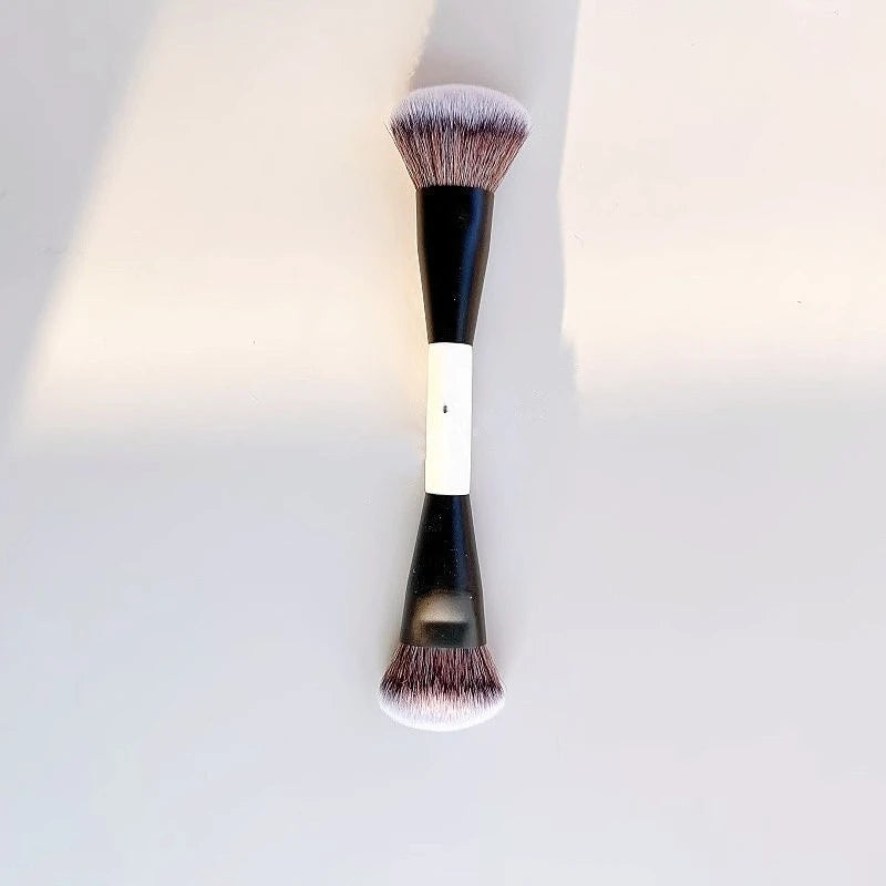 F4 Dual-Ended Foundation Face Brush Double-ended Powder Blush Contour and Eyeshadow Concealer Makeup Brushes Beauty World Shop